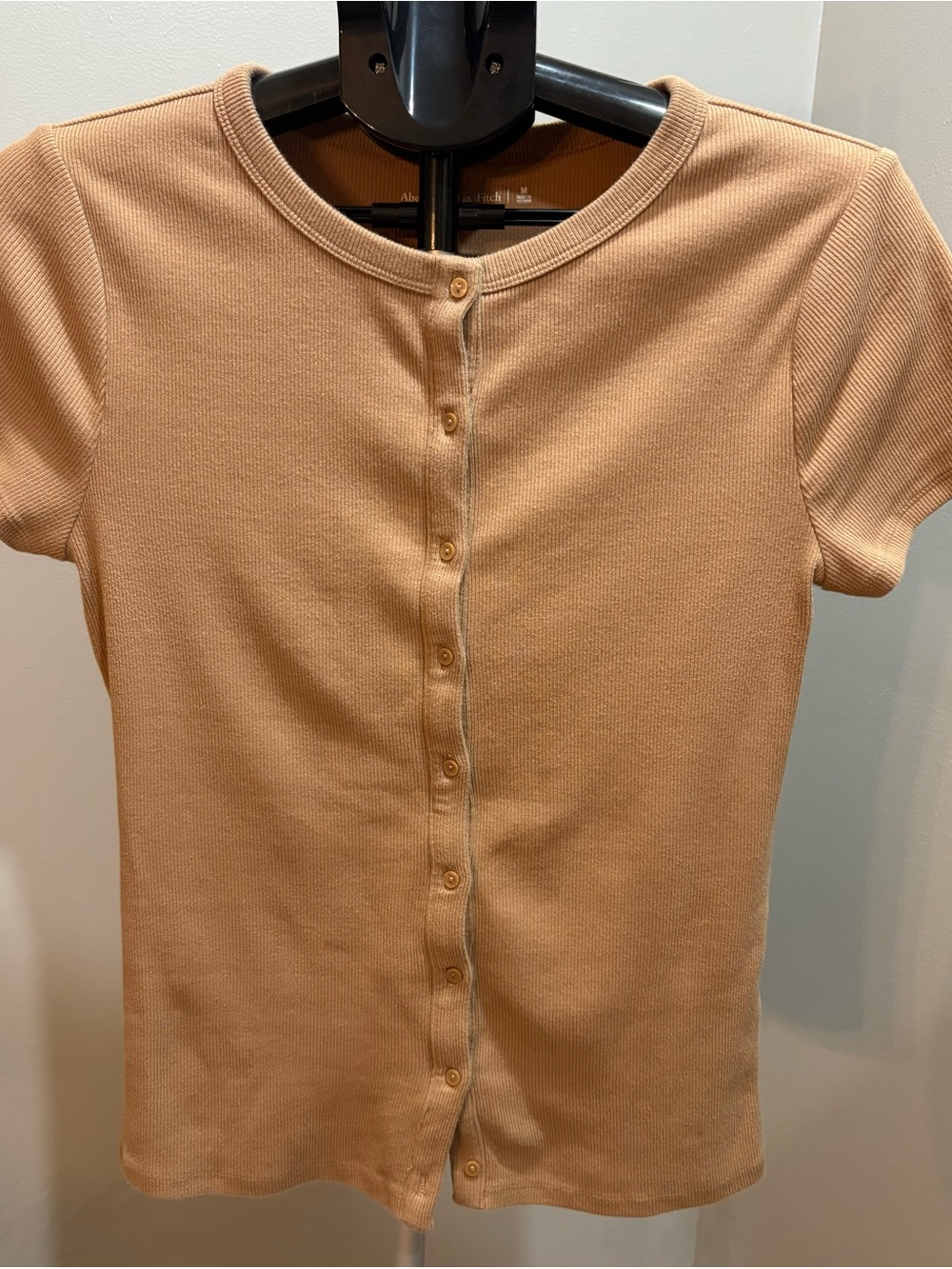 Abercrombie Short Sleeve Button-Front Top